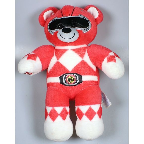 Build A Bear 16" Plush Limited Edition Power Rangers Red Ranger Battlizer Rookie - Picture 2 of 12